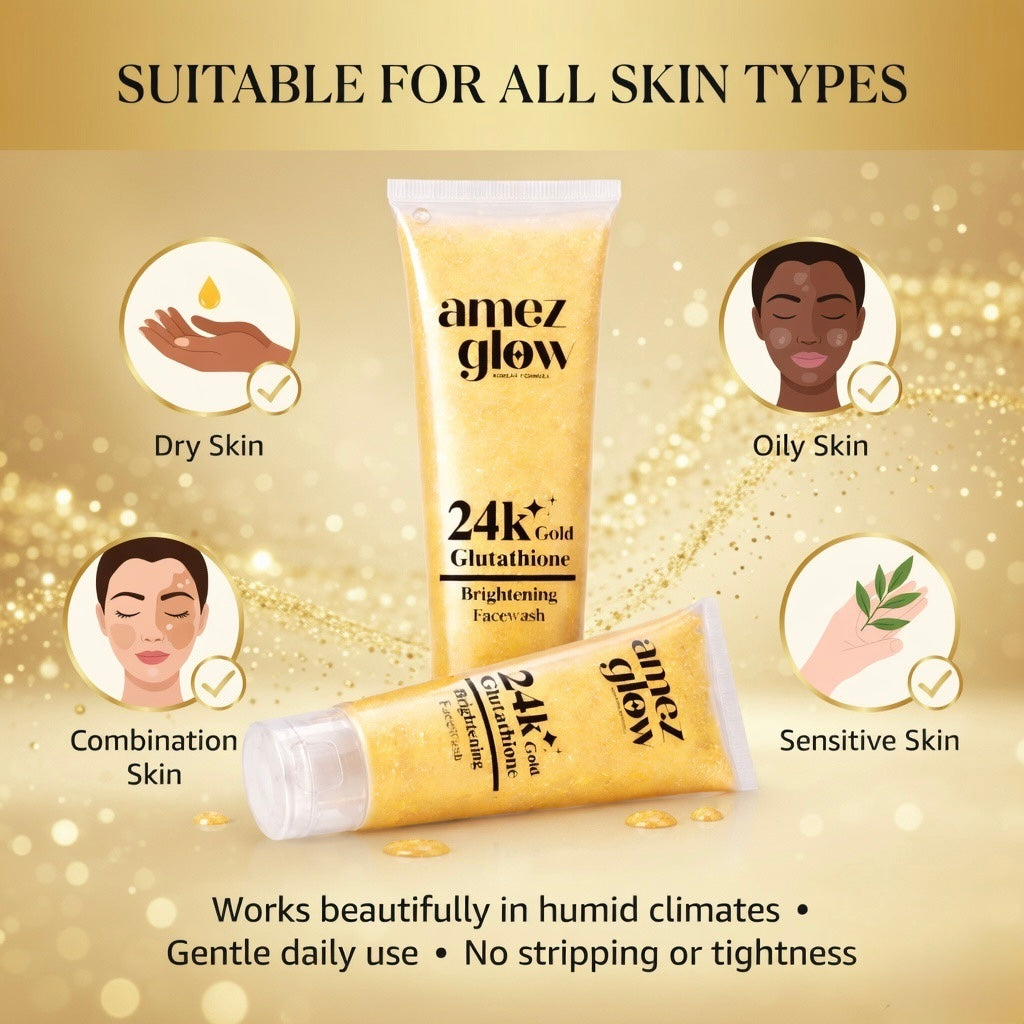 24k Gold Brightening Facewash pack of 2