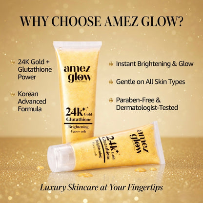 24k Gold Brightening Facewash pack of 2