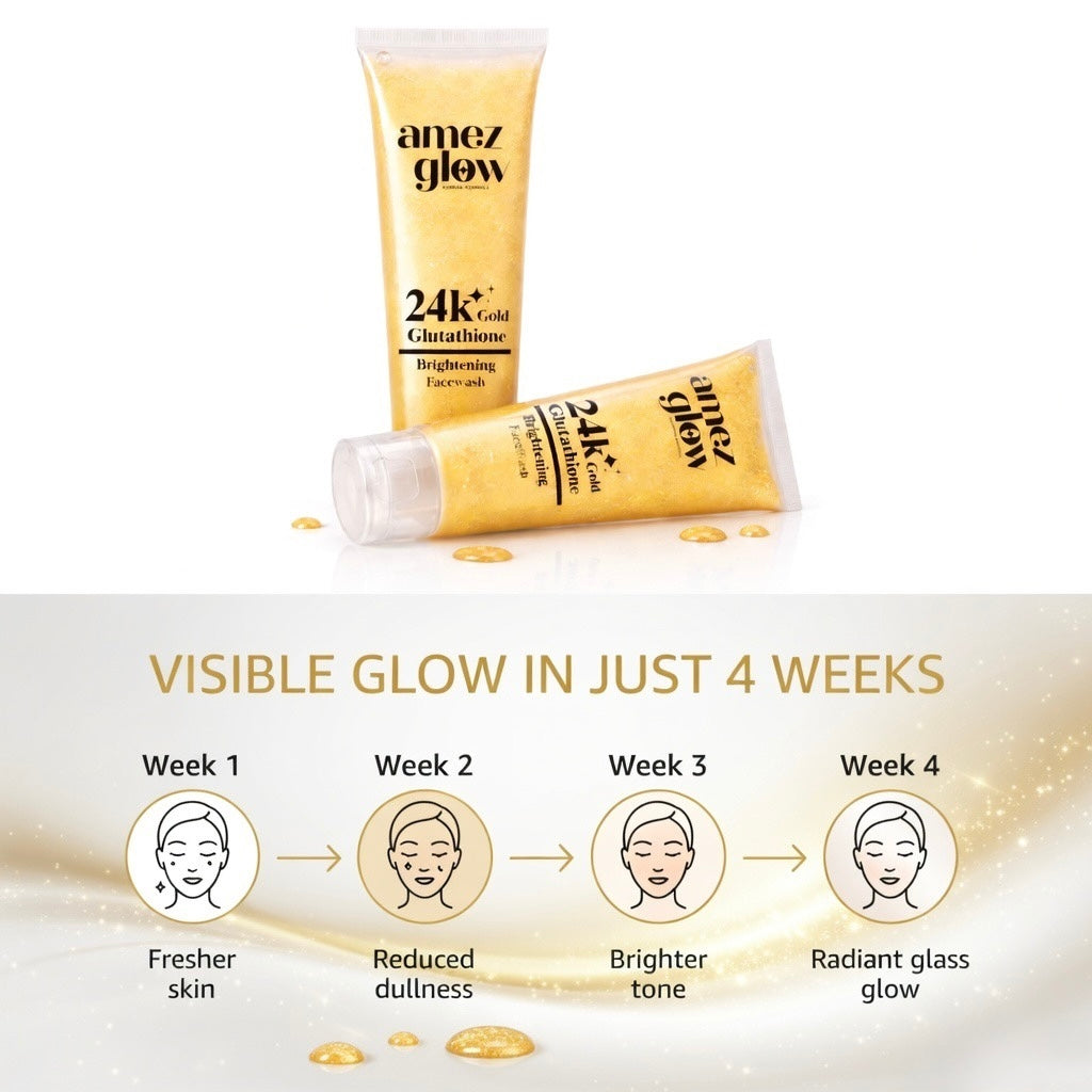 24k Gold Brightening Facewash pack of 2