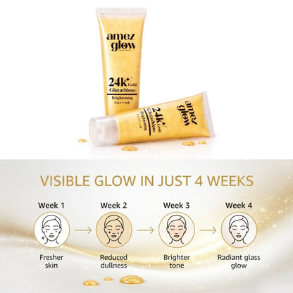 24k Gold Brightening Facewash pack of 2