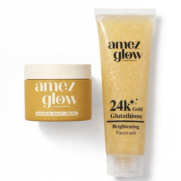 Daily Glow Routine (Night Cream & Facewash)