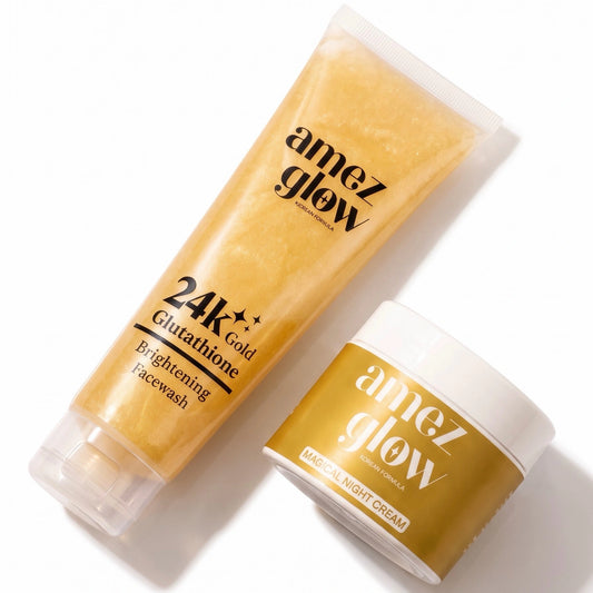 Daily Glow Routine (Night Cream & Facewash)