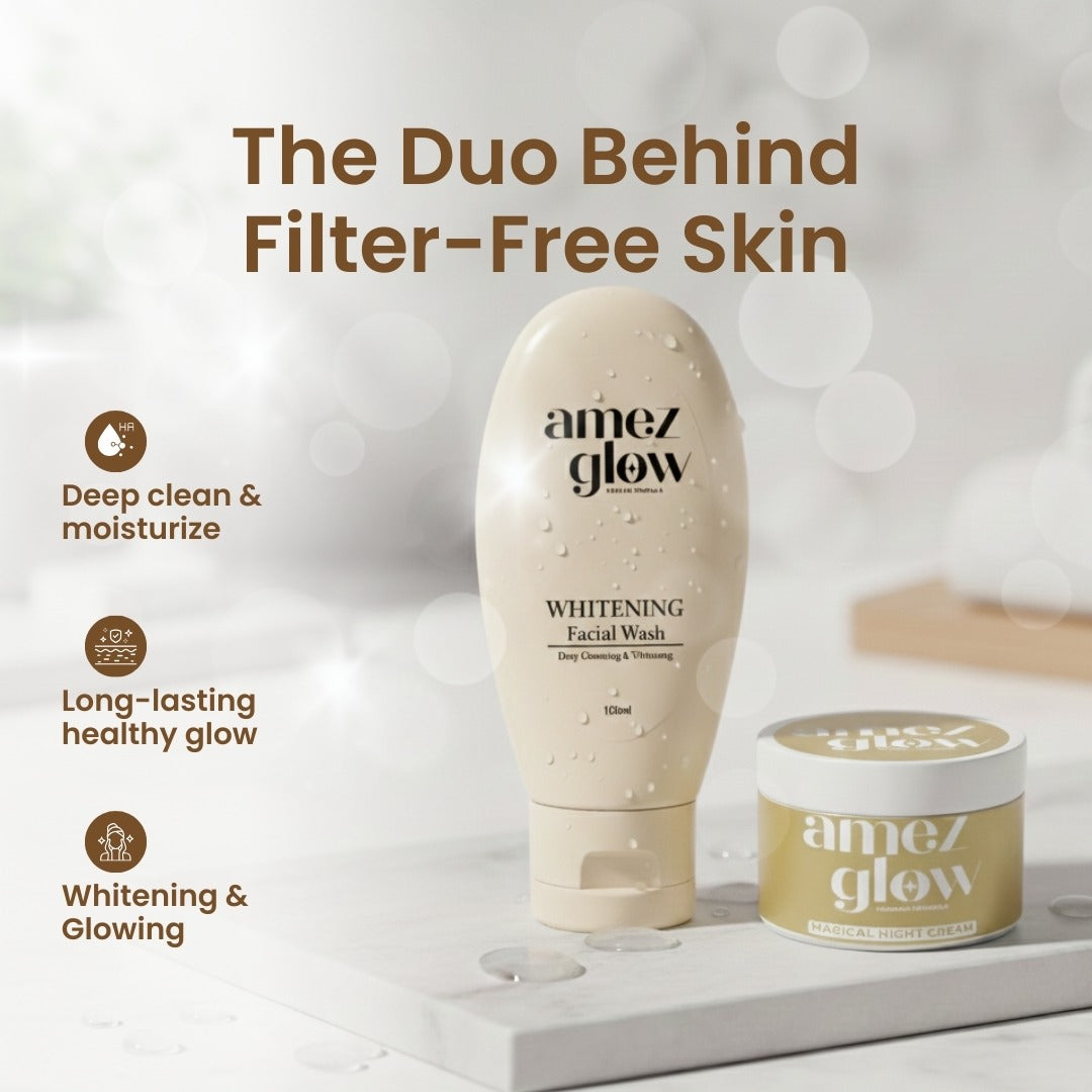 Daily Glow Routine (cream & Facewash)