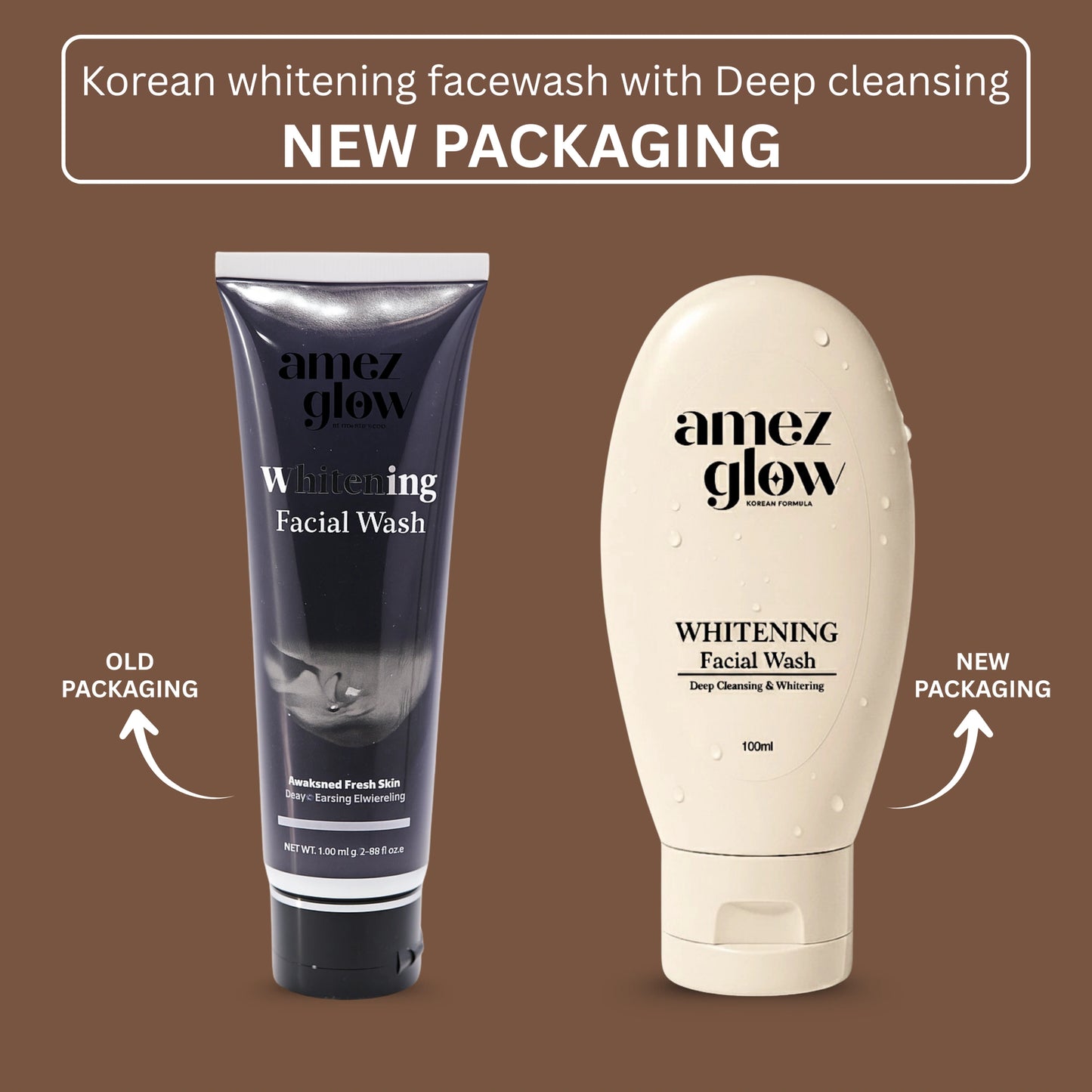 Korean Whitening Face Wash Pack of 2